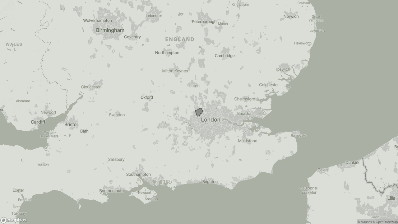 Map of Cost of Live-in Care in Harrow showing towns we provide care in